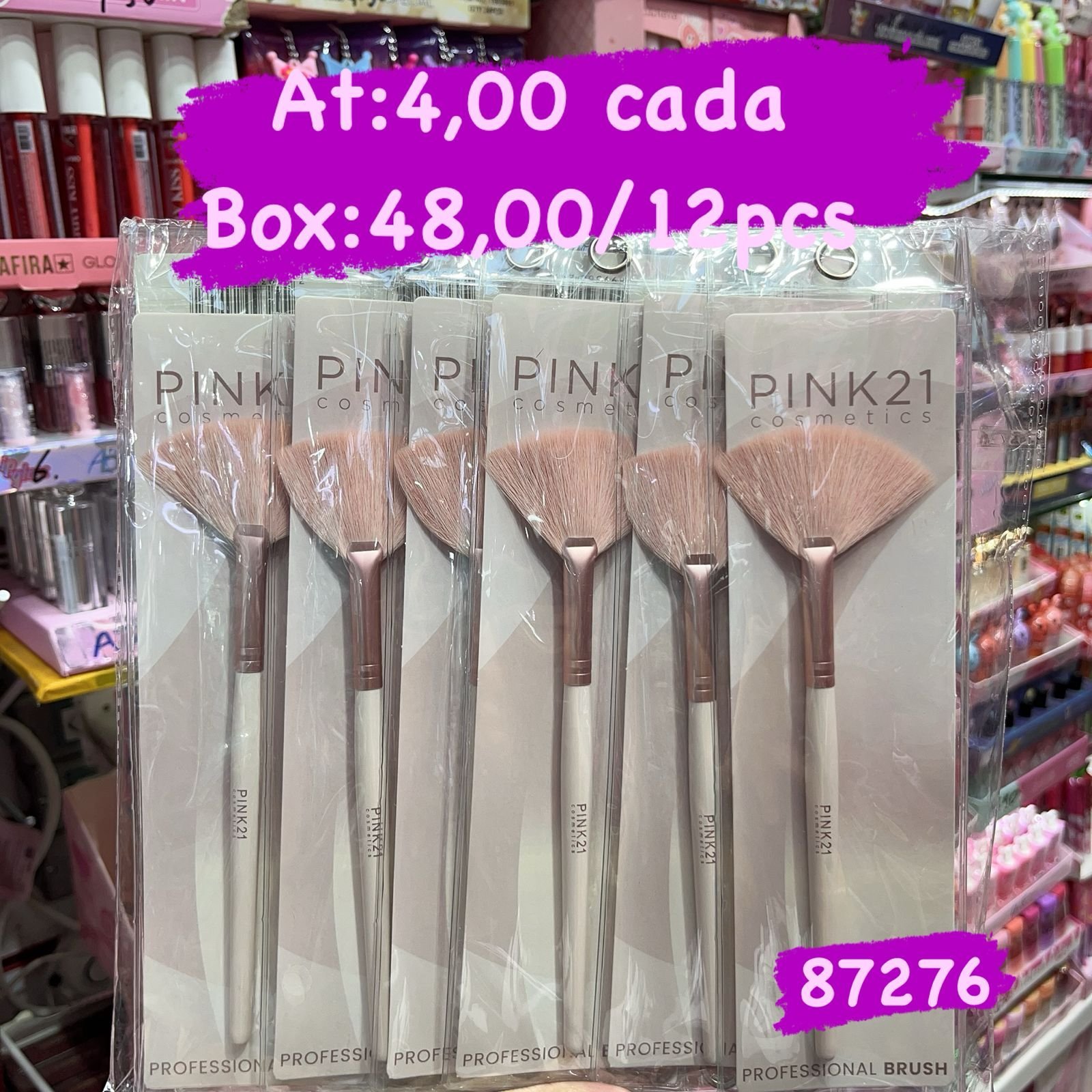 87276 pincel para iluminador box/12pcs