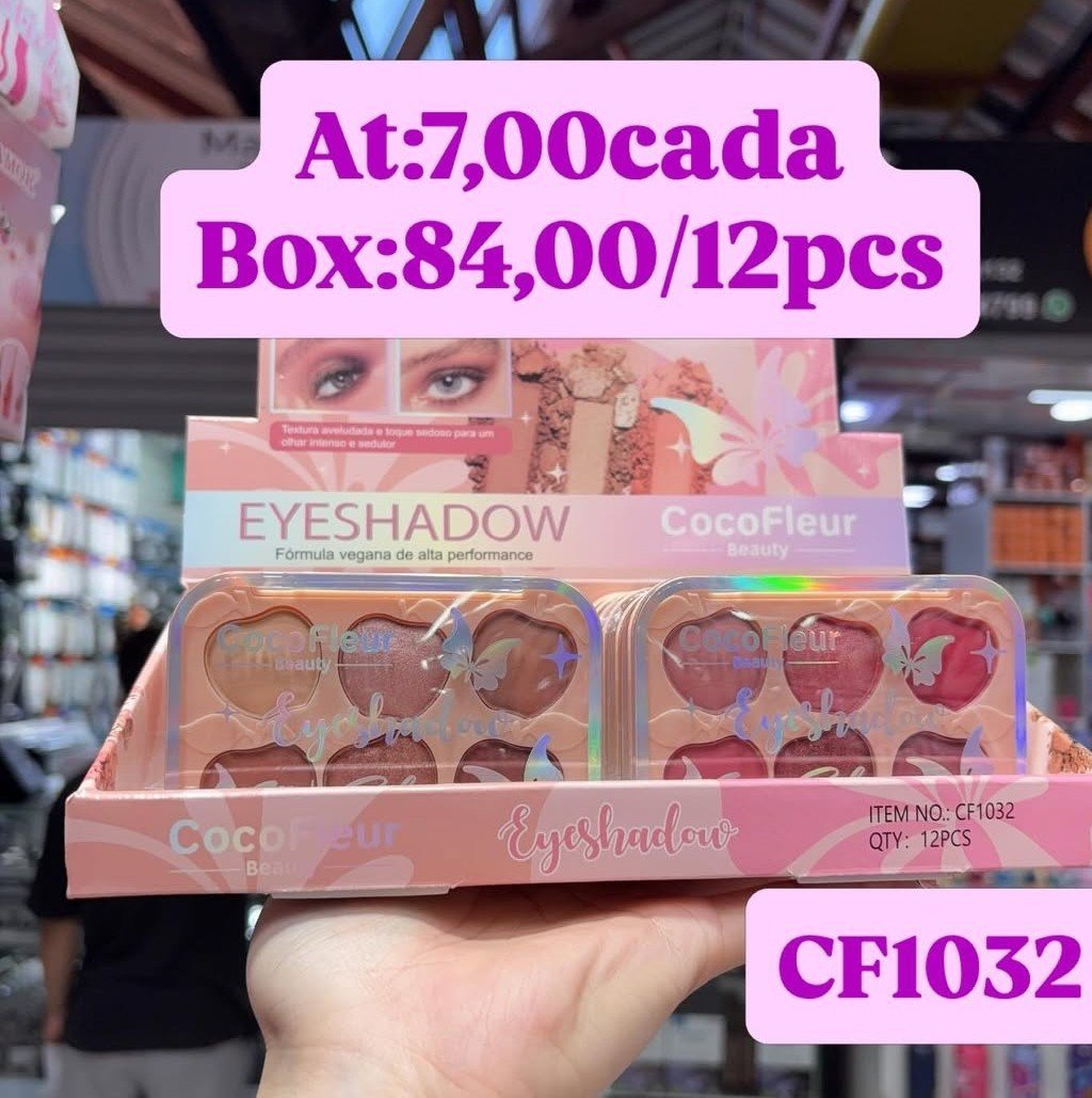 CF1032 paleta de sombras box/12pcs