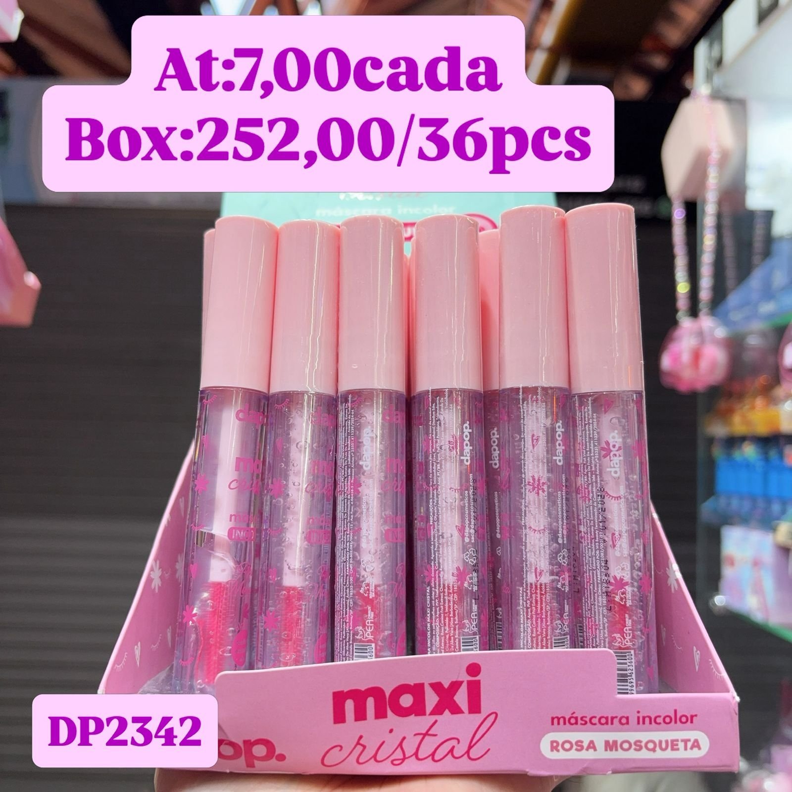 DP2342 maxi cristal Dapop box/36pcs