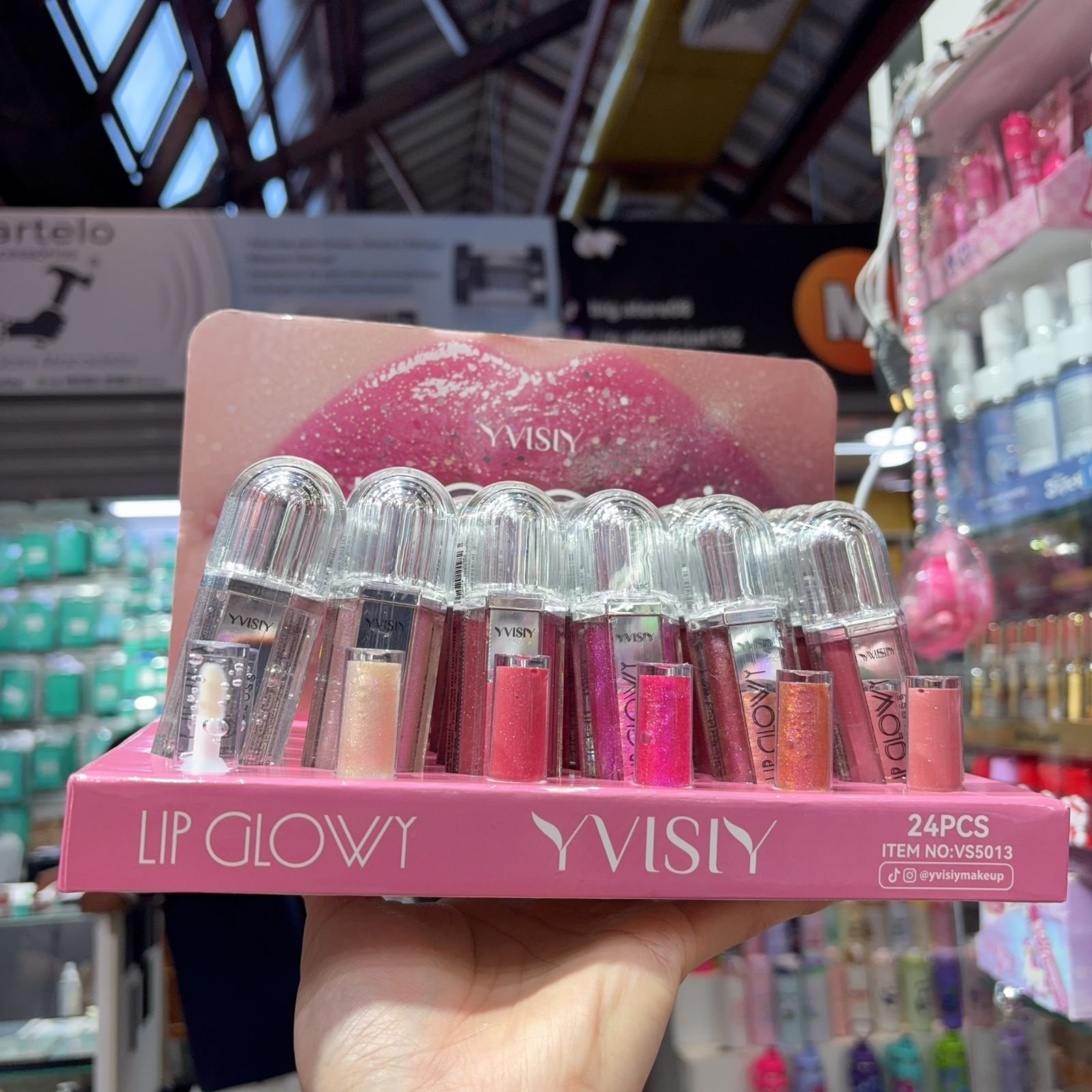 VS5013 Lip glow visy box/24pcs