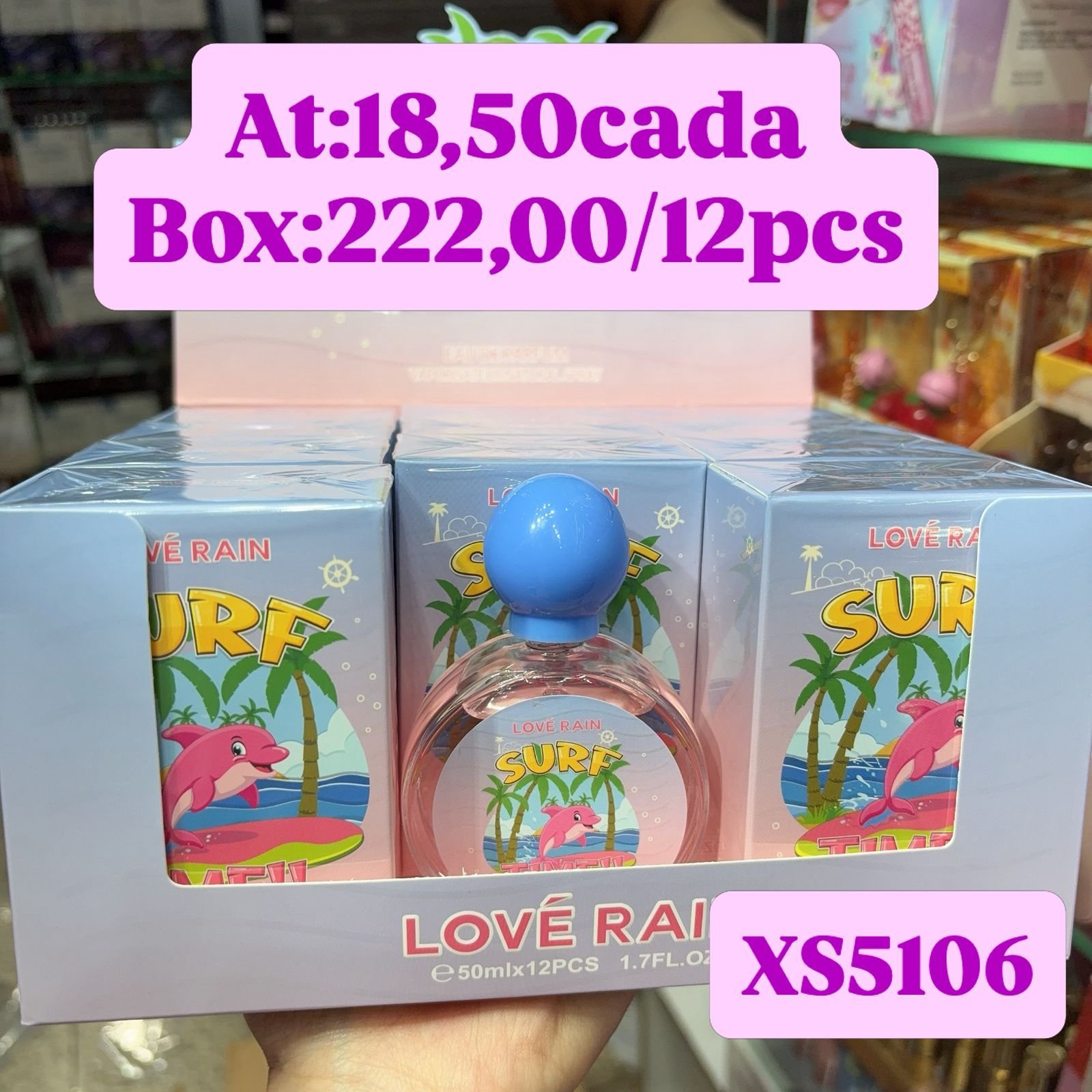 XS5106 perfume infantil box/12pcs