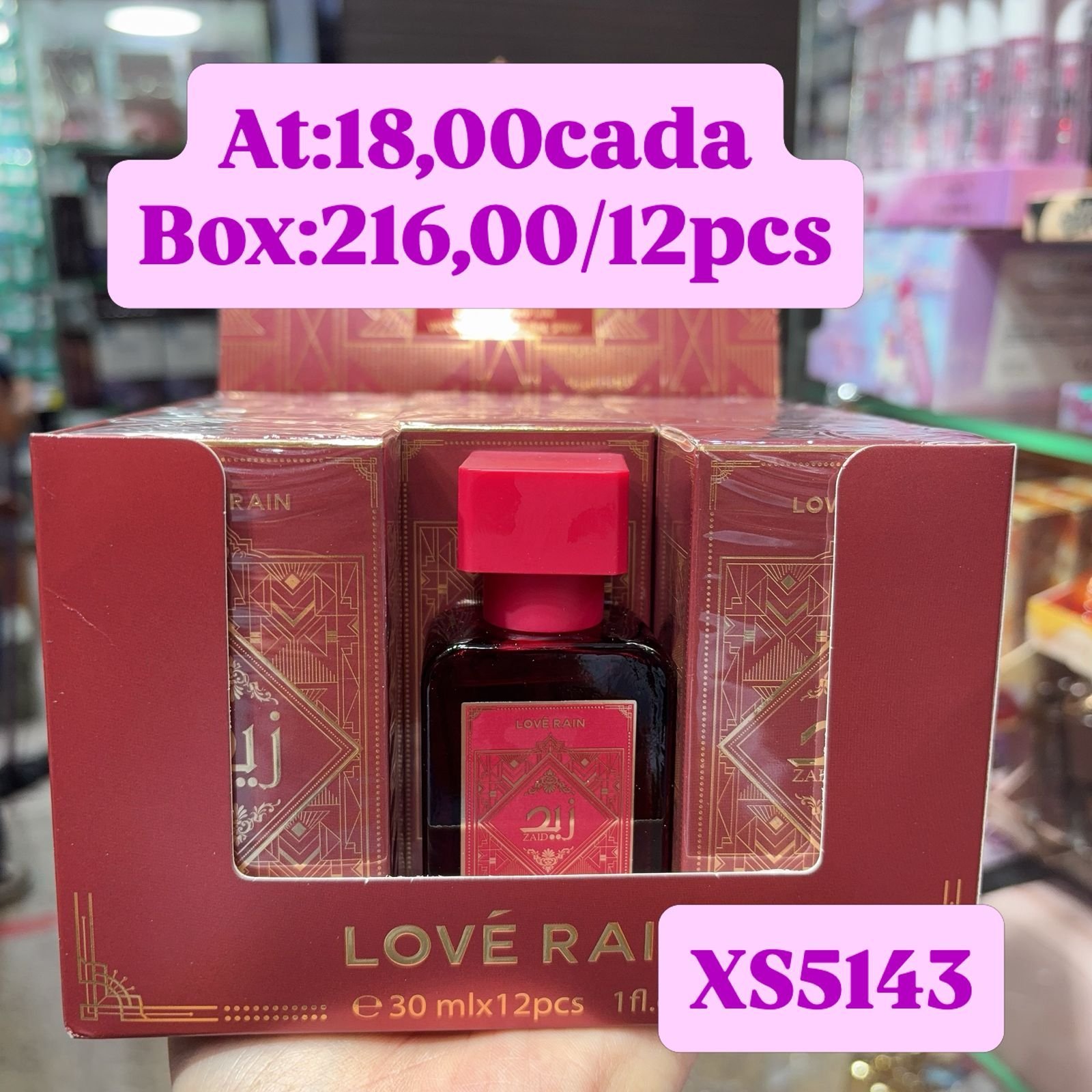 XS5143 perfume love rain box/12pcs