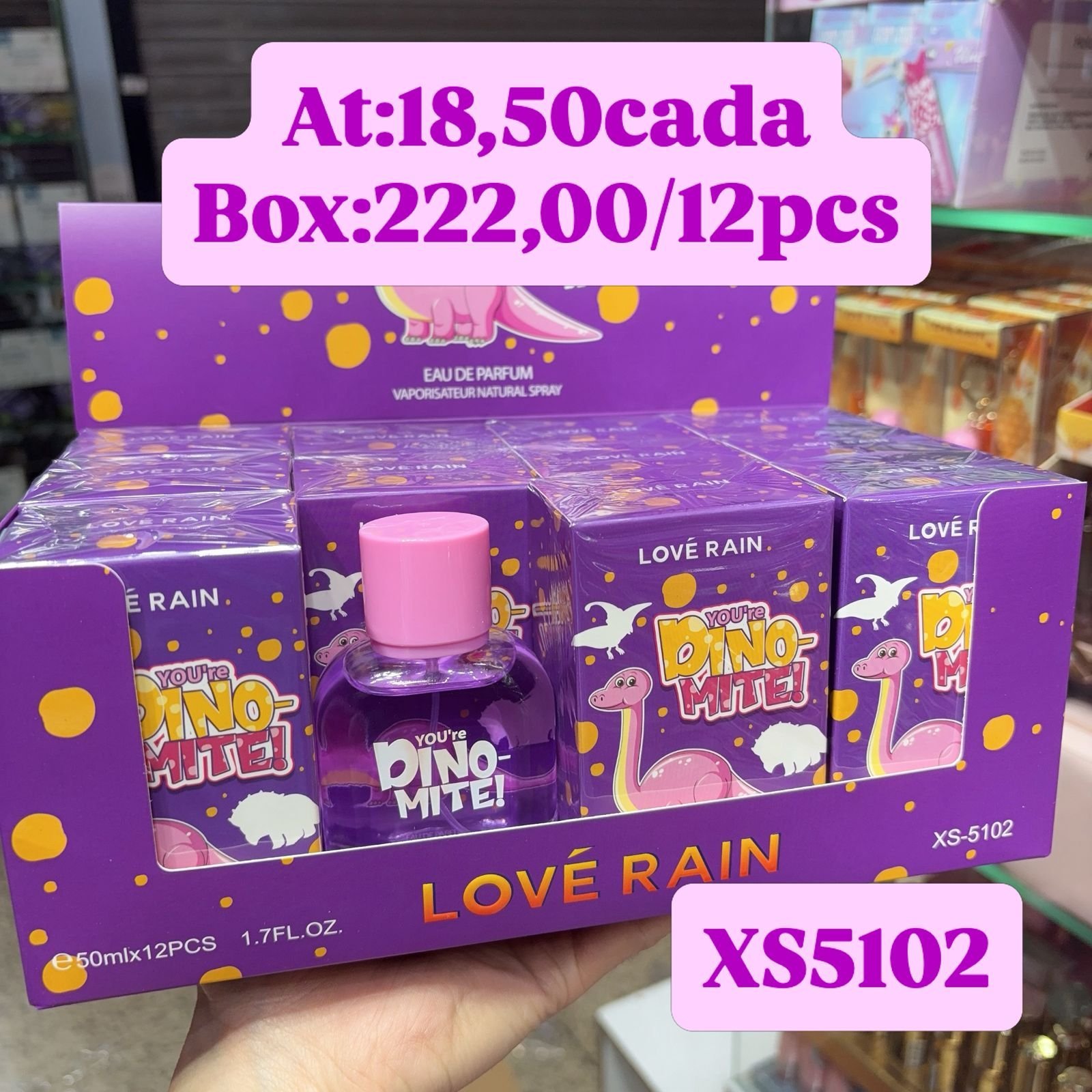 XS5102 perfume infantil box/12pcs