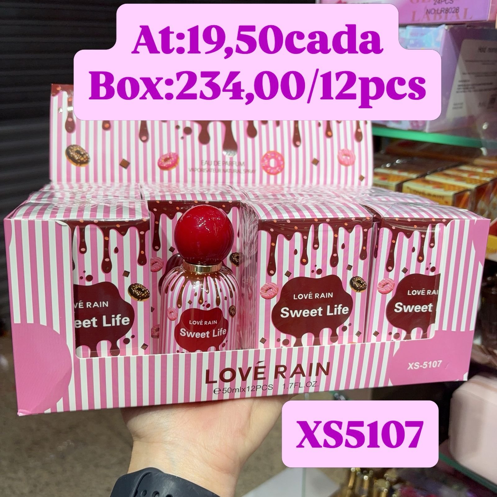 XS5107 perfume box/12pcs