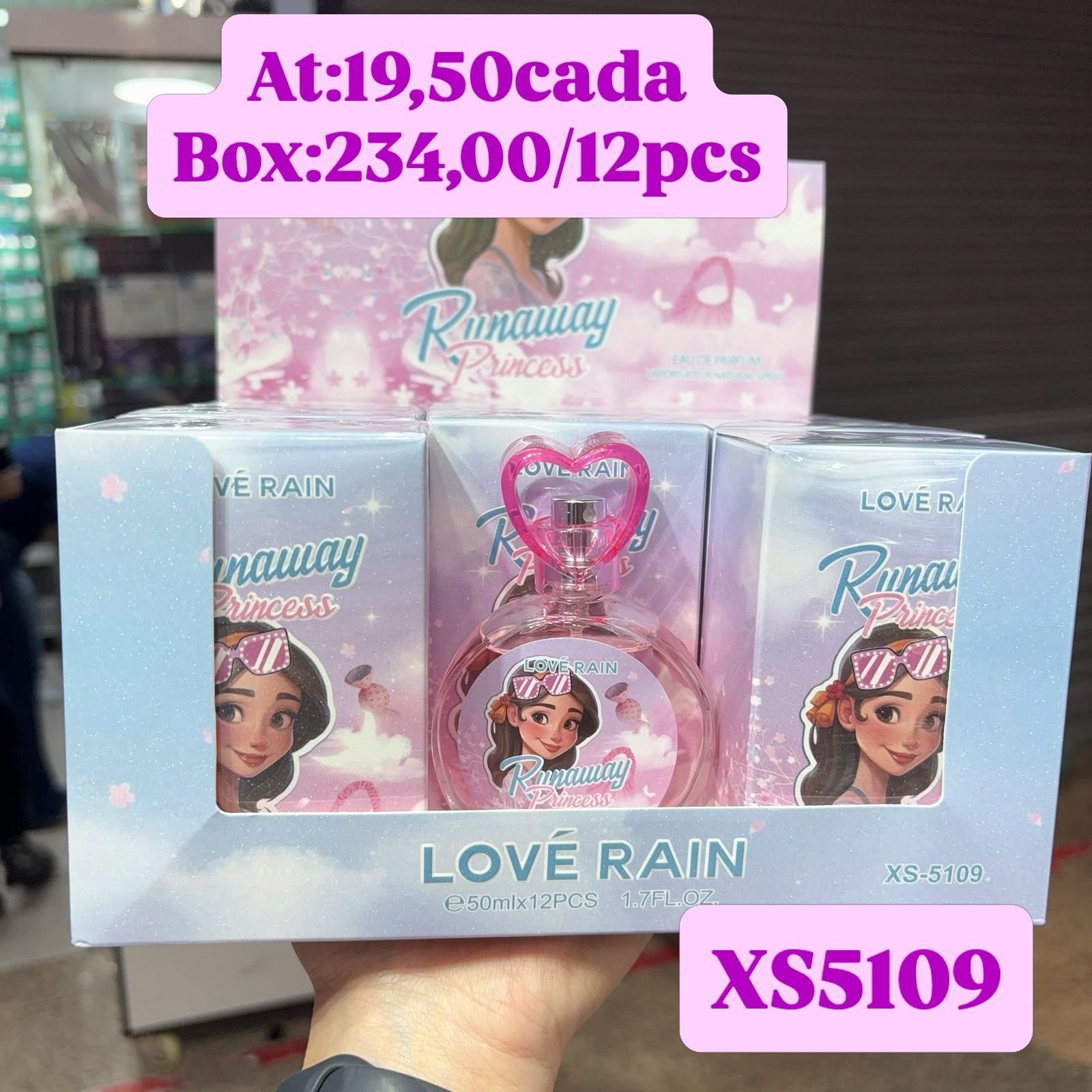 XS5109 perfume infantil box/12pcs