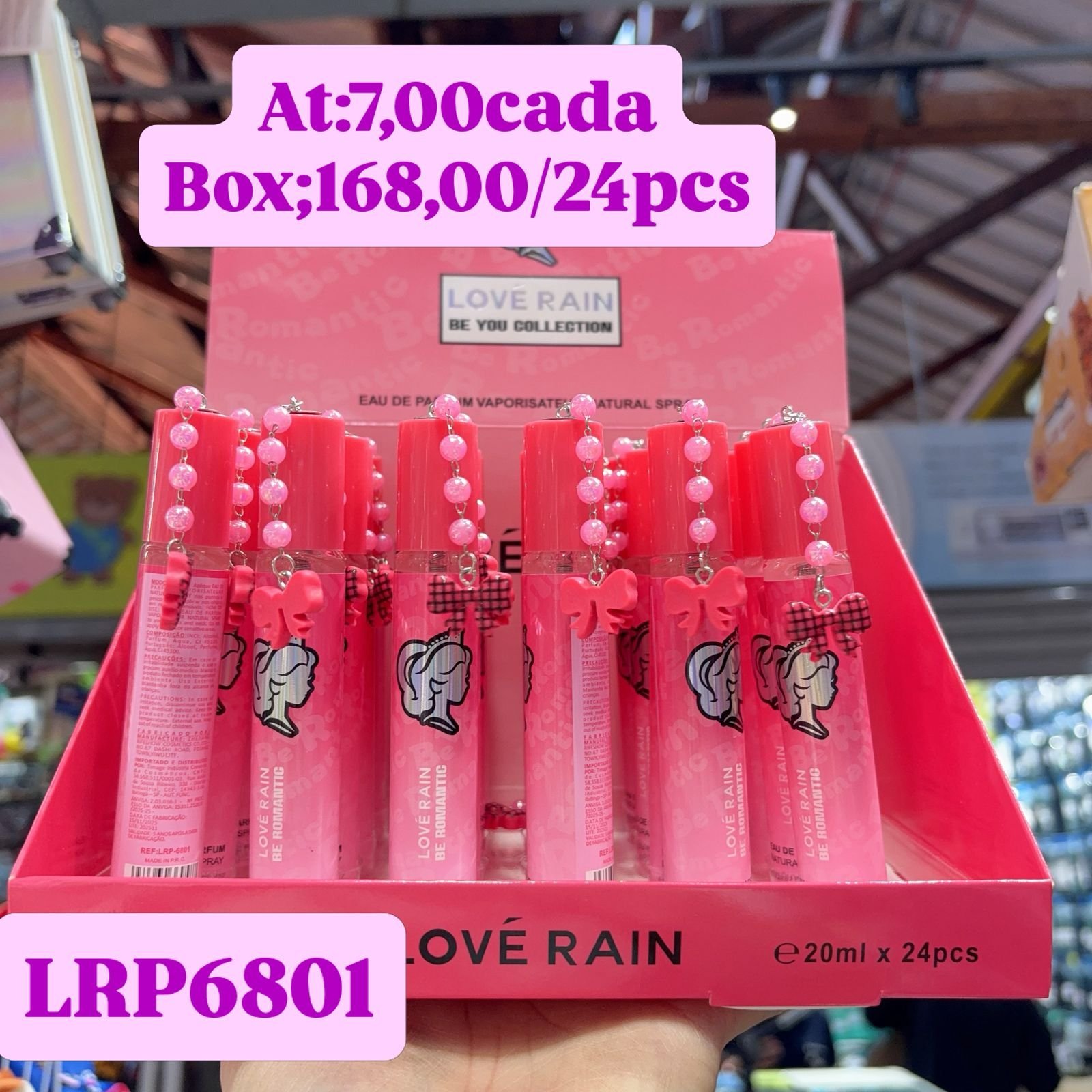 LRP6801 perfume de bolsa box/24pcs