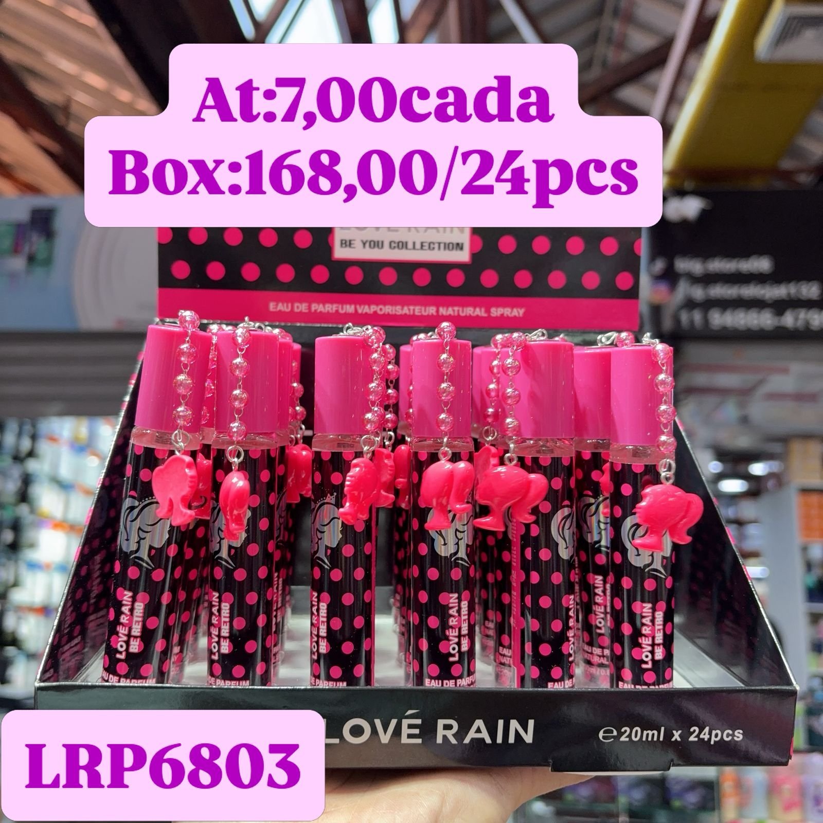 LRP6803 perfume de bolsa box/24pcs