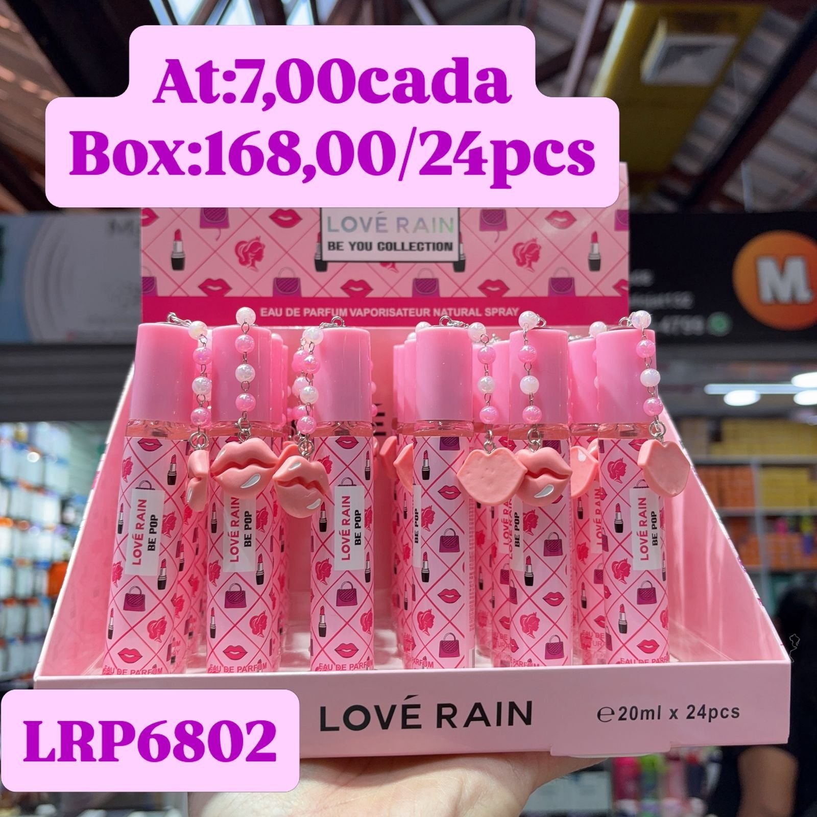 LRP6802 perfume de bolsa box/24pcs