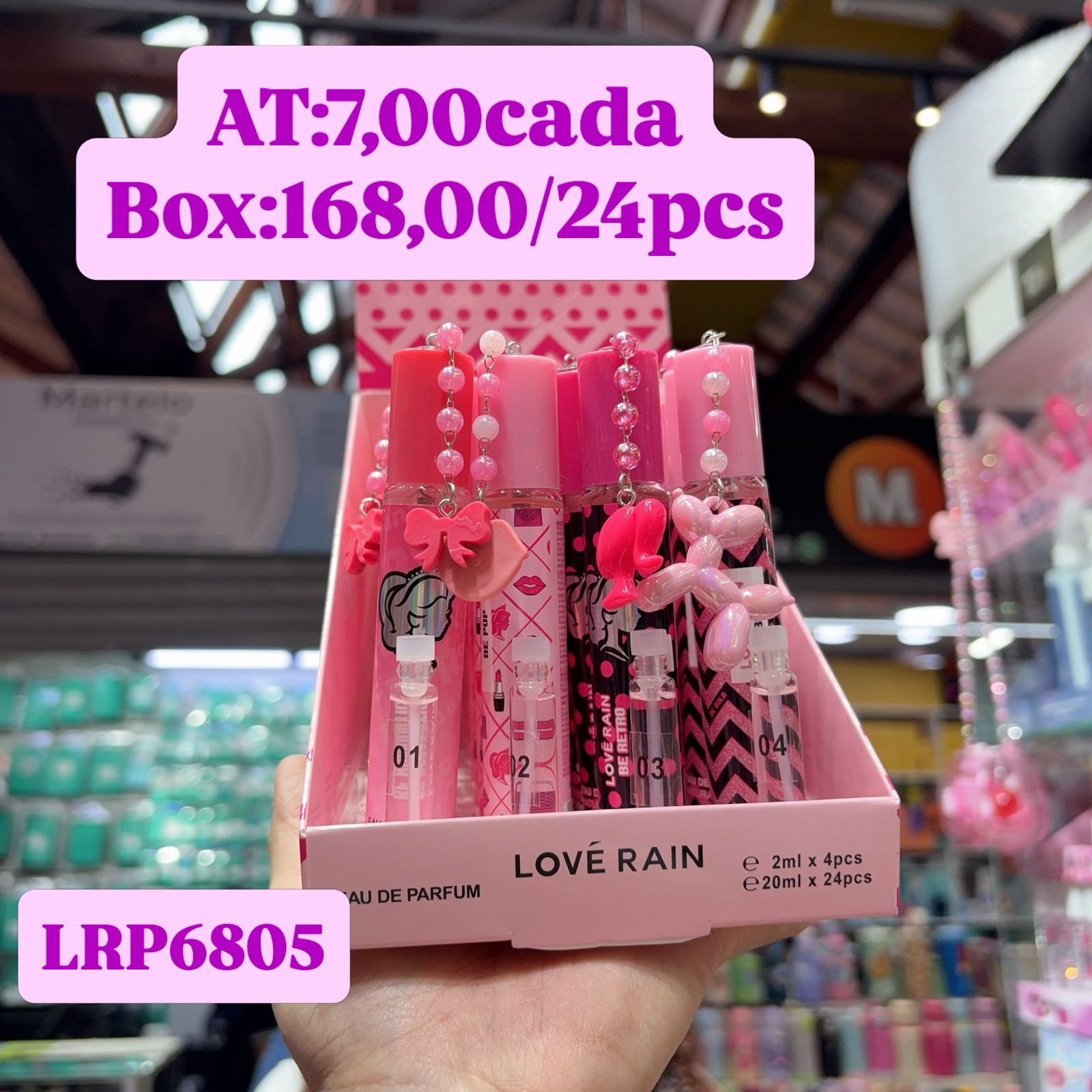 LRP6805 perfume de bolsa box/24pcs