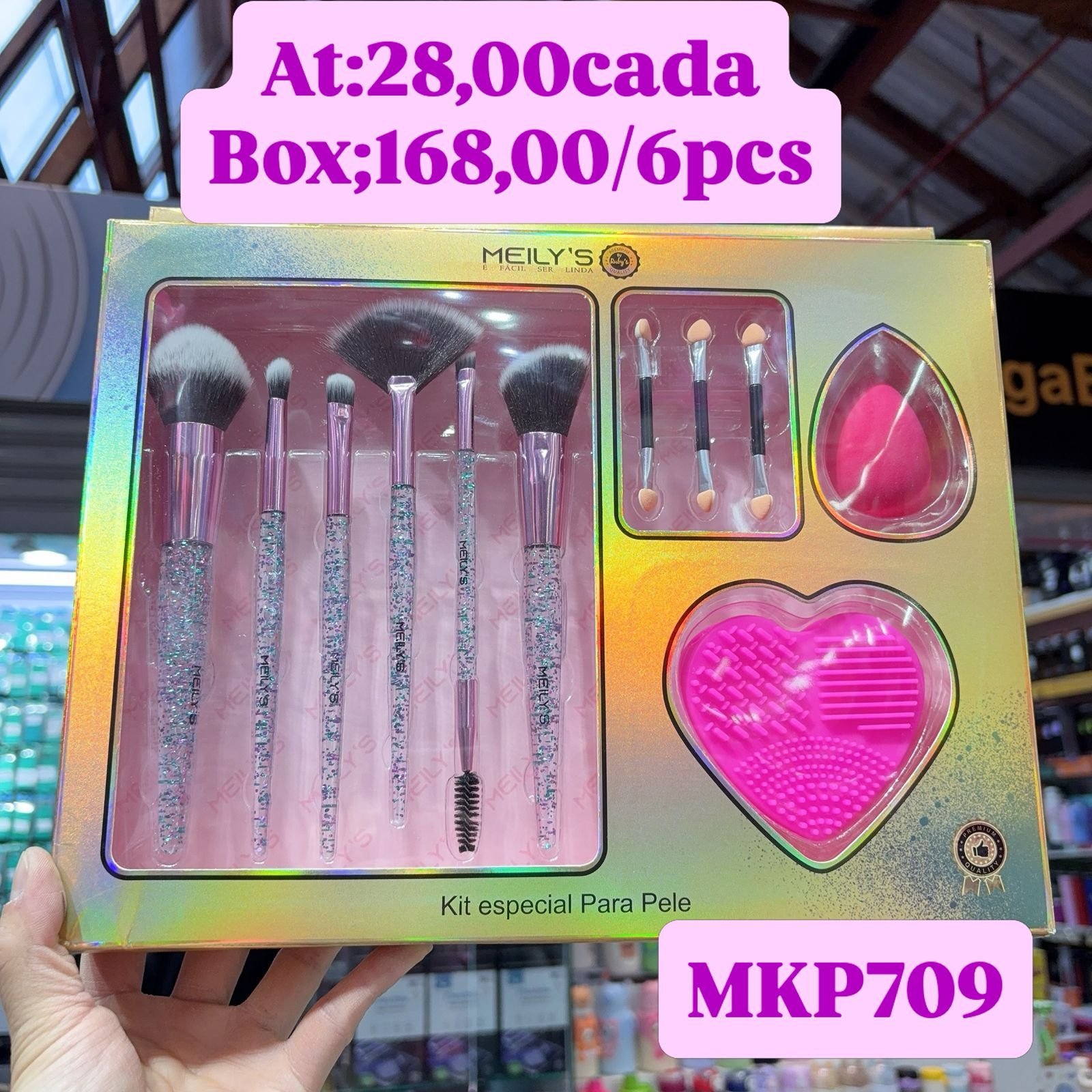 MKP709 kit pincel box/6pcs