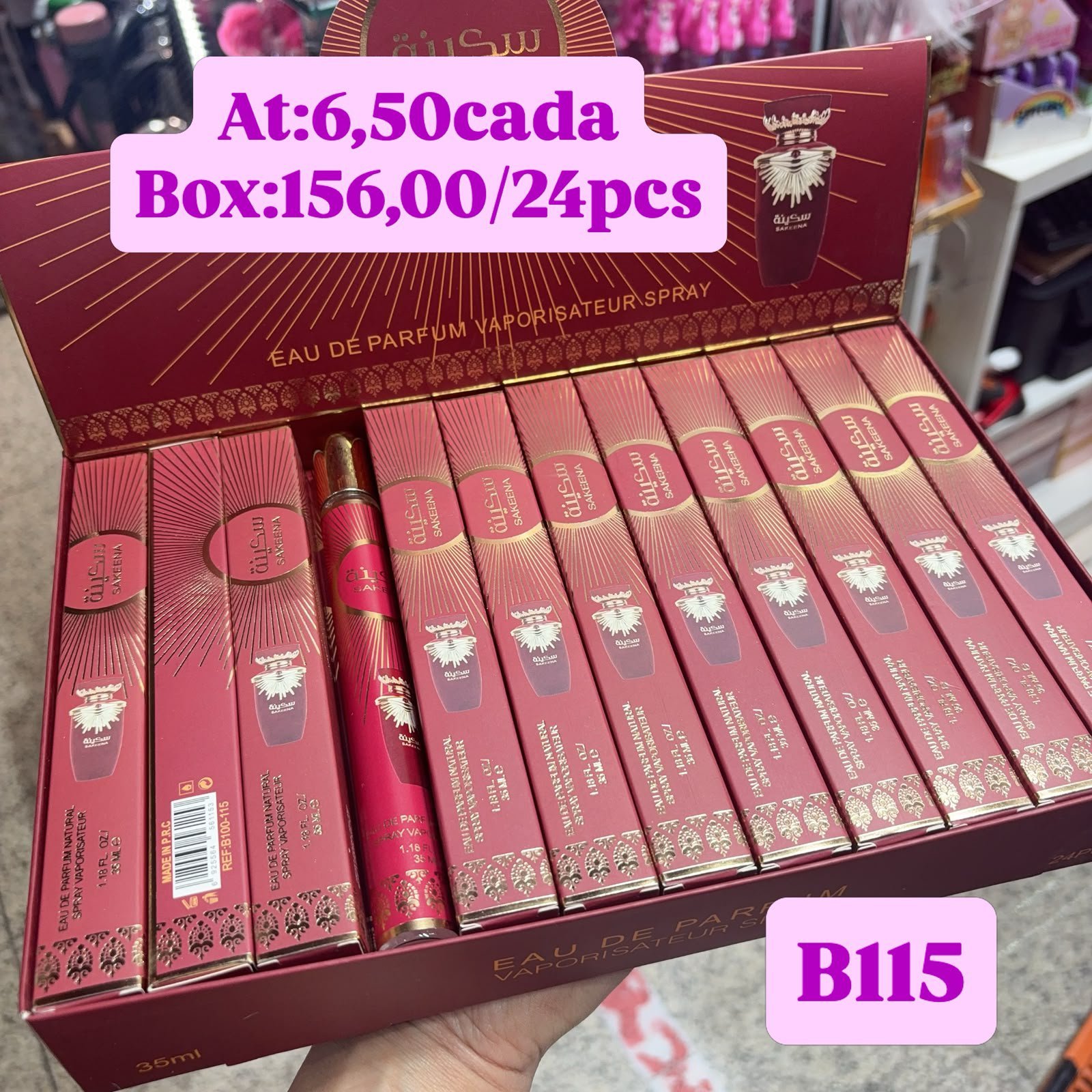 B115 sakena spray box/24pcs