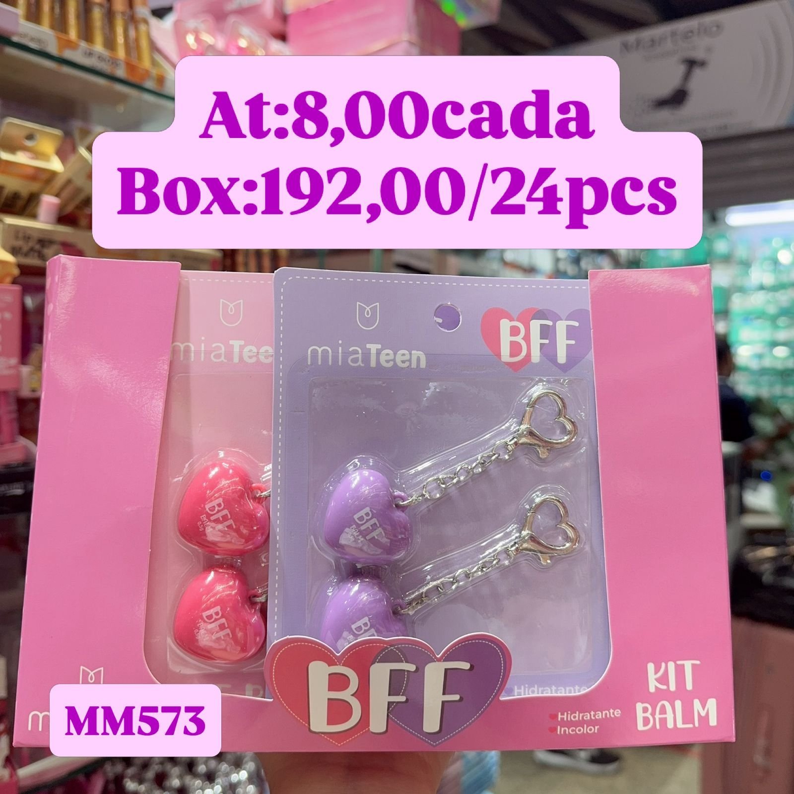 MM573 kit balm BFF box/24pcs