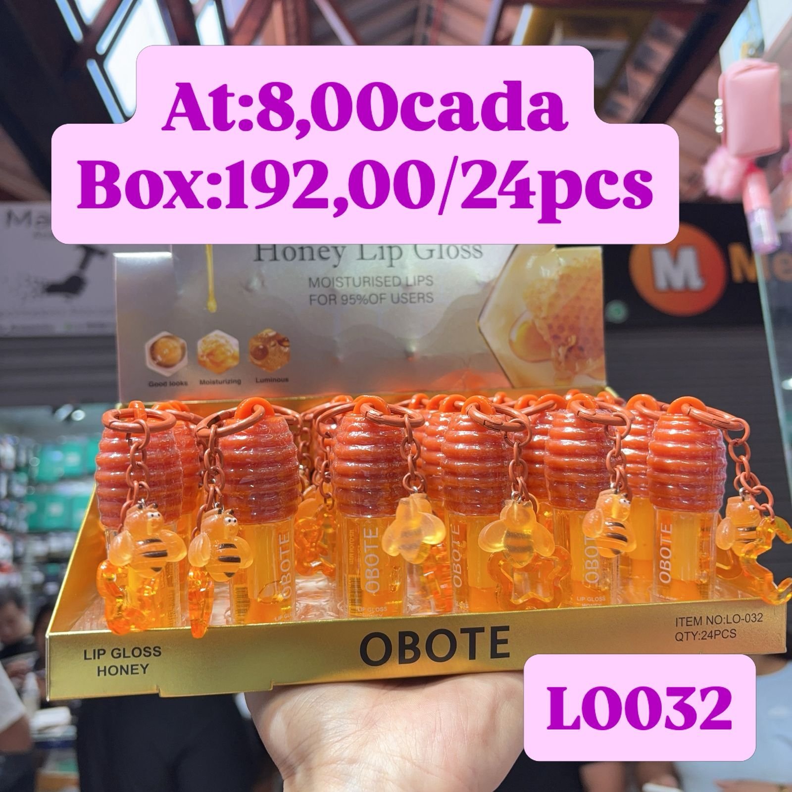 L0032 Lip honey box/24pcs