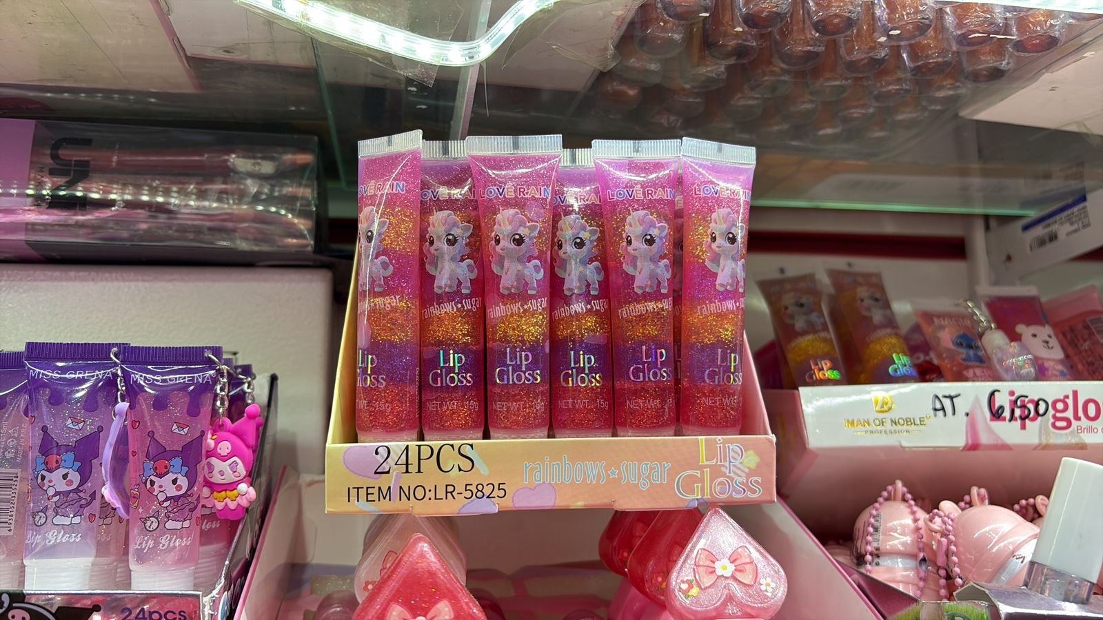 LR5825 gloss love rain box/24pcs