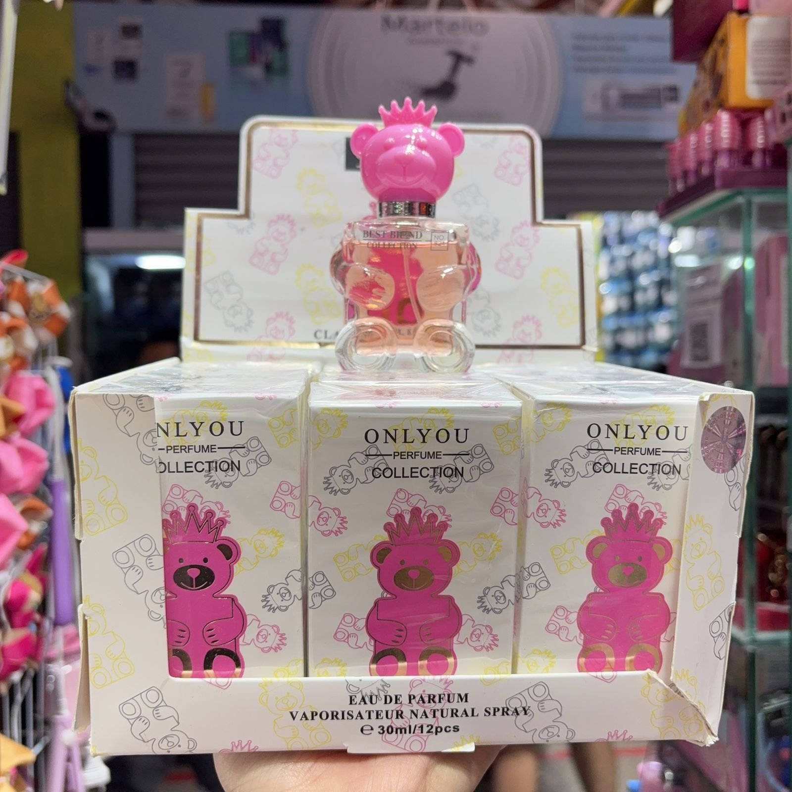 perfume ursinho box/12pcs