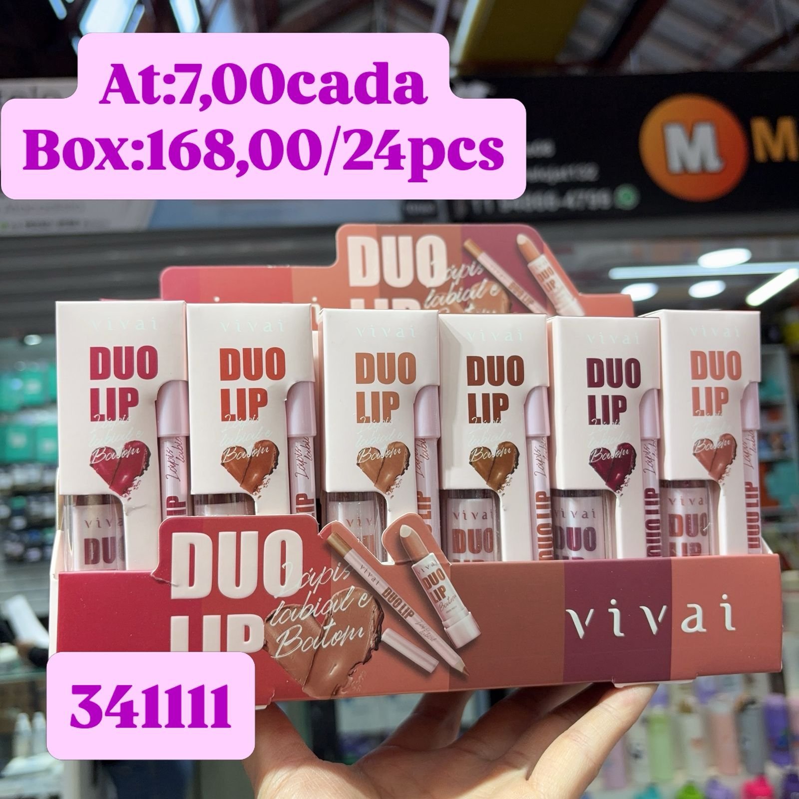 341111 duo Lip vivai box/24pcs