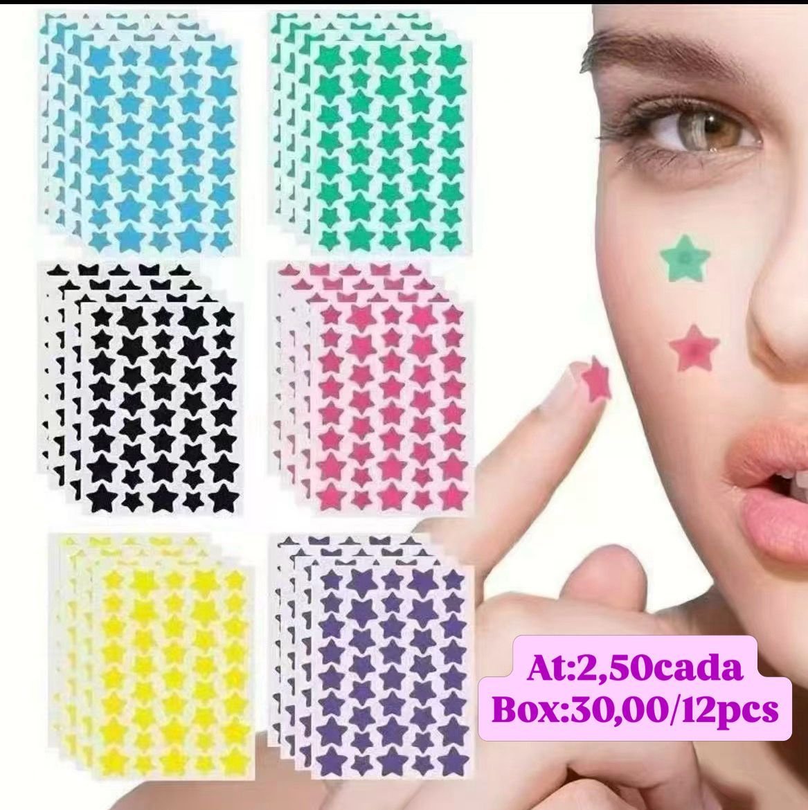 adesivo de espinha box/12pcs