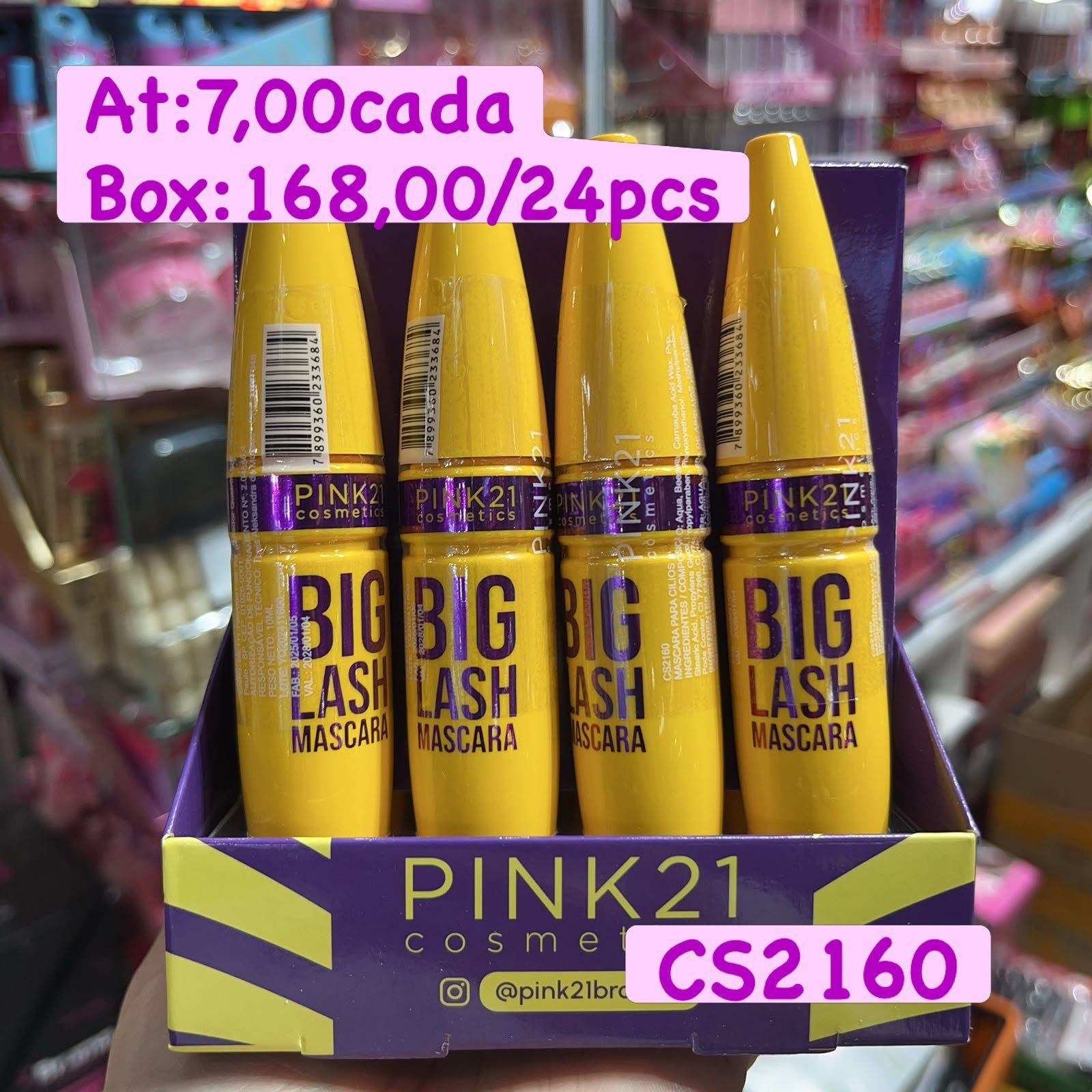 CS2160 máscara de cílios box/24pcs