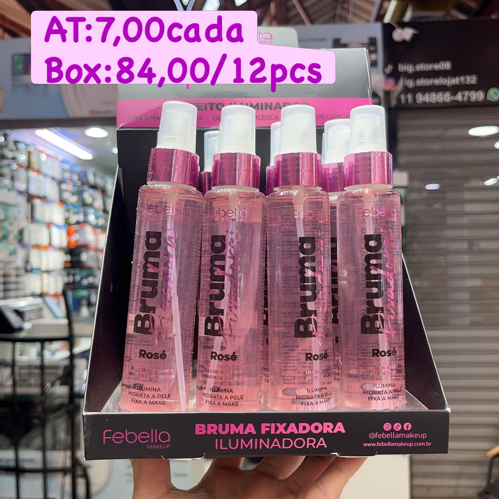 Bruma fixadora febella box/12pcs