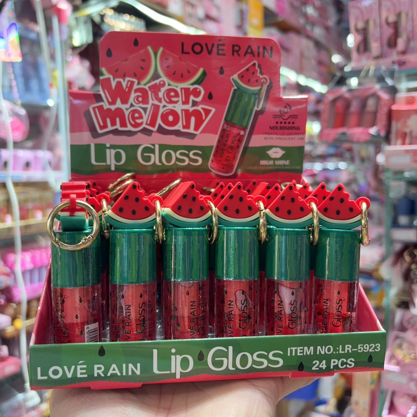 LR5923 Lip Gloss melancia box/24pcs