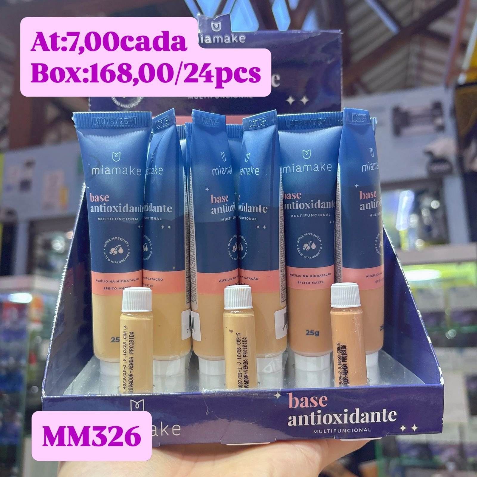 MM326 base tons médios mais make box/24pcs