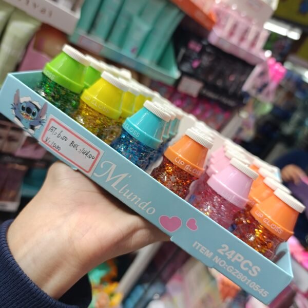 GZ10545 Lip Gloss miundo Stitch box/24pcs