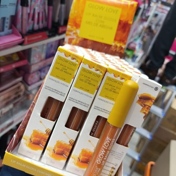 Lip balm gloss com mel de abelha Max love box/36pcs