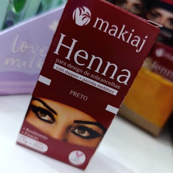 Henna makiaj preta