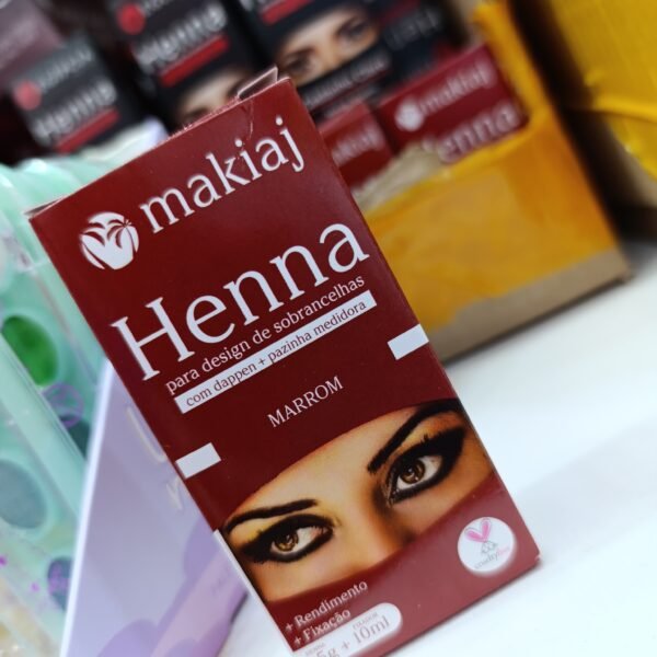 Henna makiaj marrom