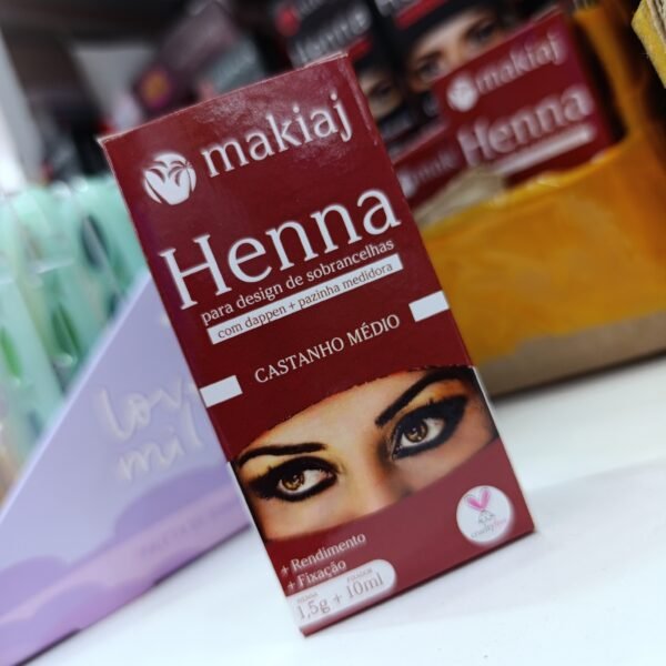 Henna makiaj castanho médio