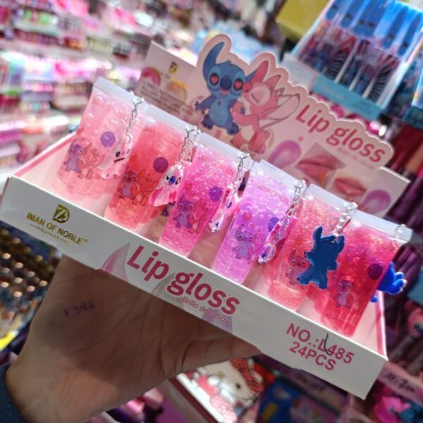 L485 Lipgloss brilho de lábios Stitch box/24pcs