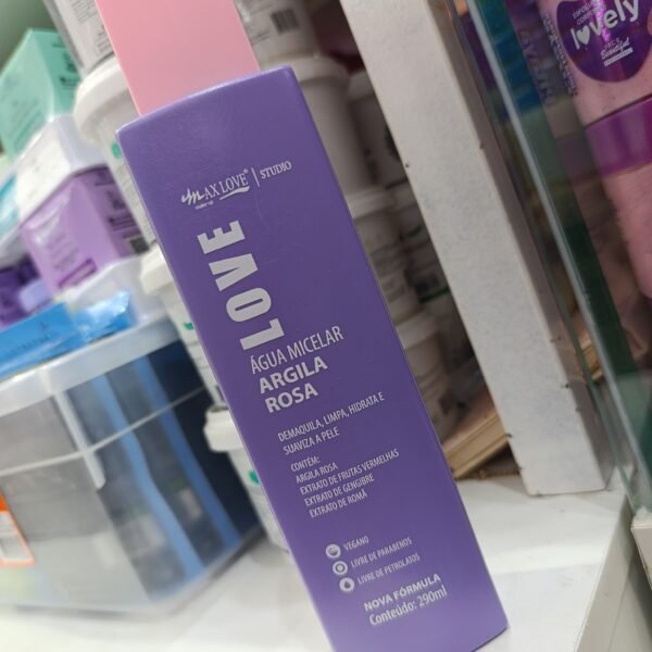 Água micelar argila rosa Max love box/6pcs