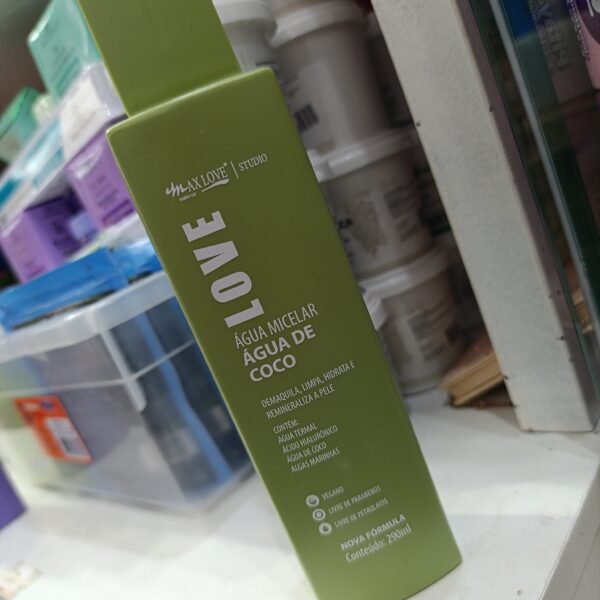 Água micelar água de coco Max love box/6pcs
