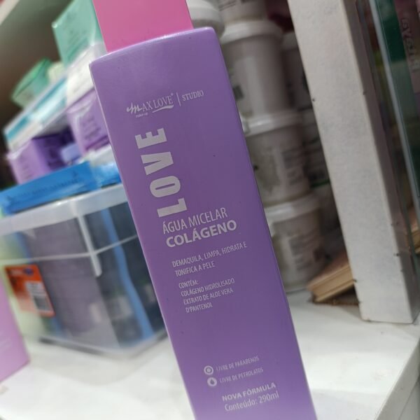 Água micelar colágeno Max love box/6pcs