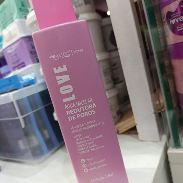 Água micelar redutora de poros Max love box/6pcs