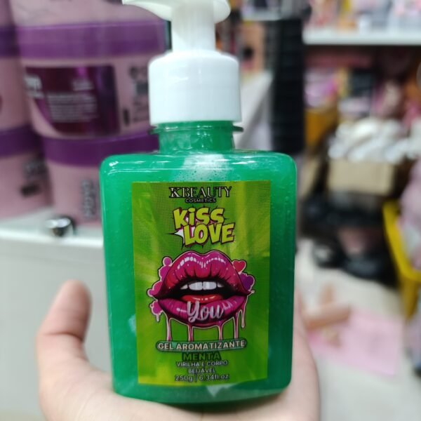 Gel aromatizante menta Kiss love box/12pcs