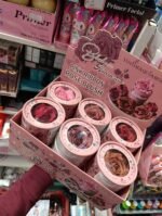 YYC0038 Rose blush pink ribbon Yoyo box/6pcs