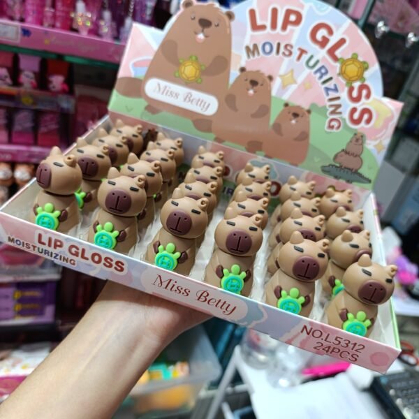 L5312 Lipgloss capivara box/24pcs