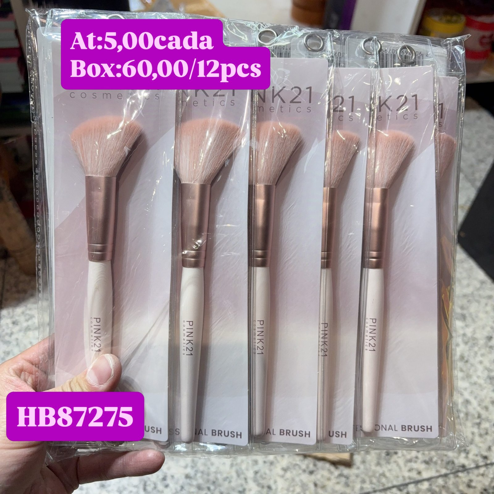 HB87275 pincel para po pink 21