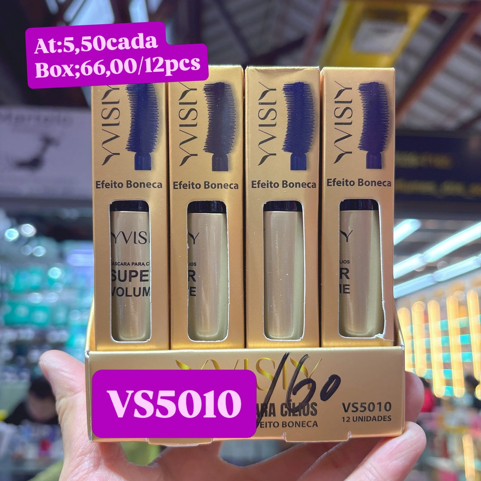 VS5010 mascara de cilios visi box:12pcs