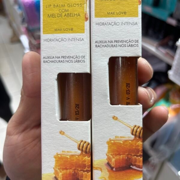 MA421 Lip balm gloss com Mel de abelha Maxlove box/28pcs