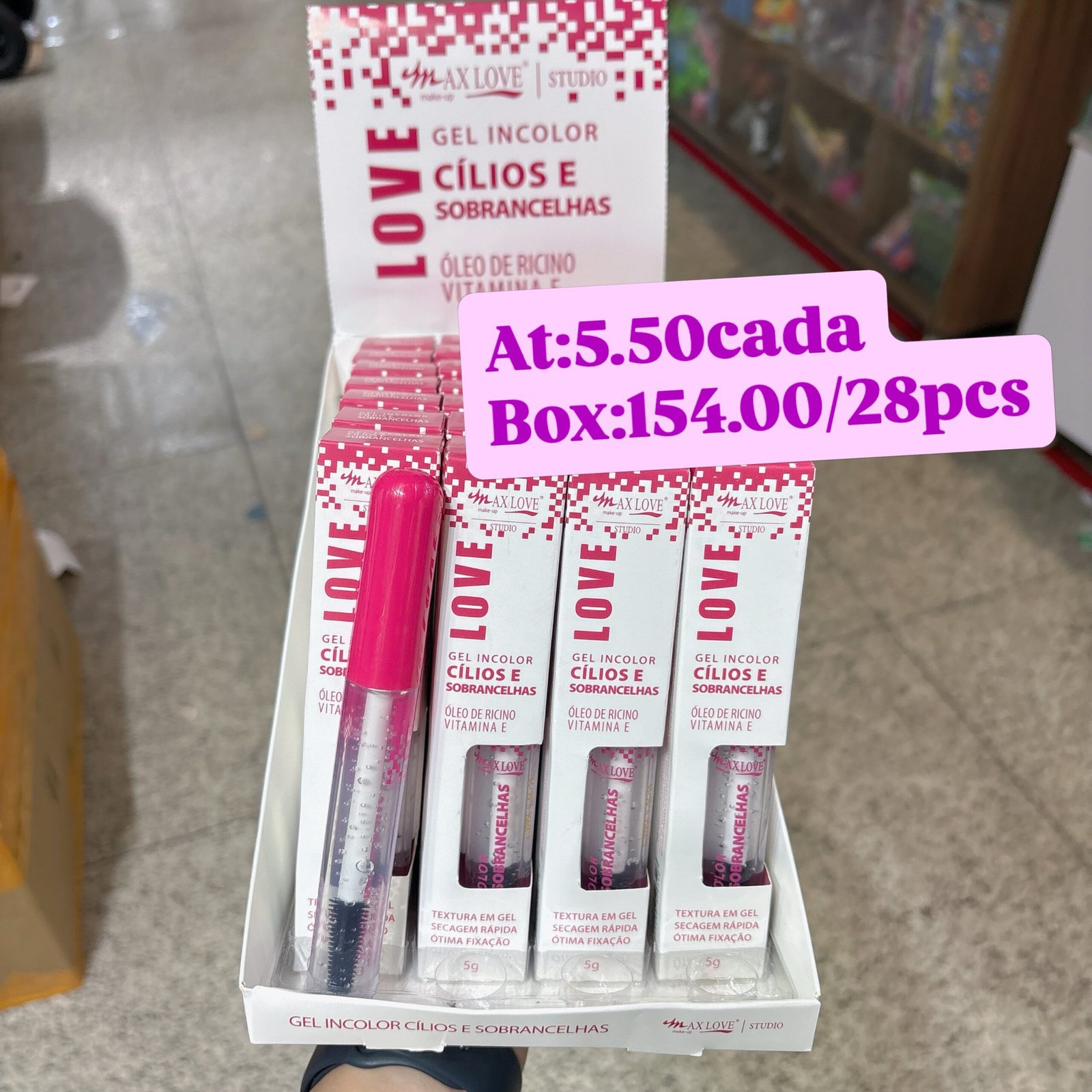 Gel incolor maxlove box:28pcs