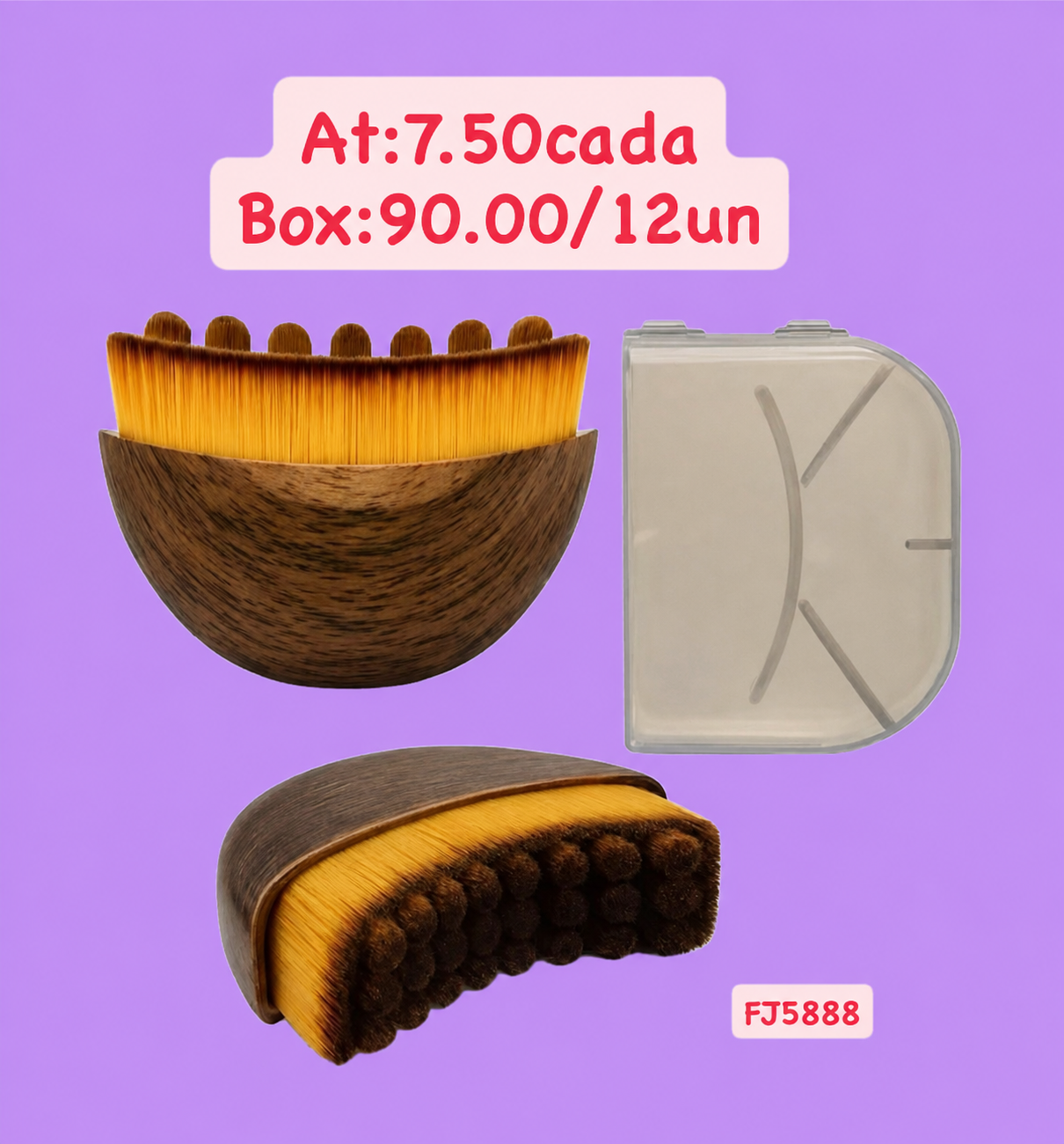 FJ5888 pincel box:12pcs