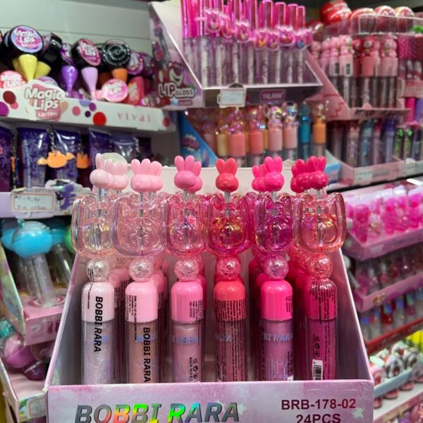 BRB- 178-02 Bobbi Rara Lip Gloss Shiny À prova D’Água/ 24Pcs