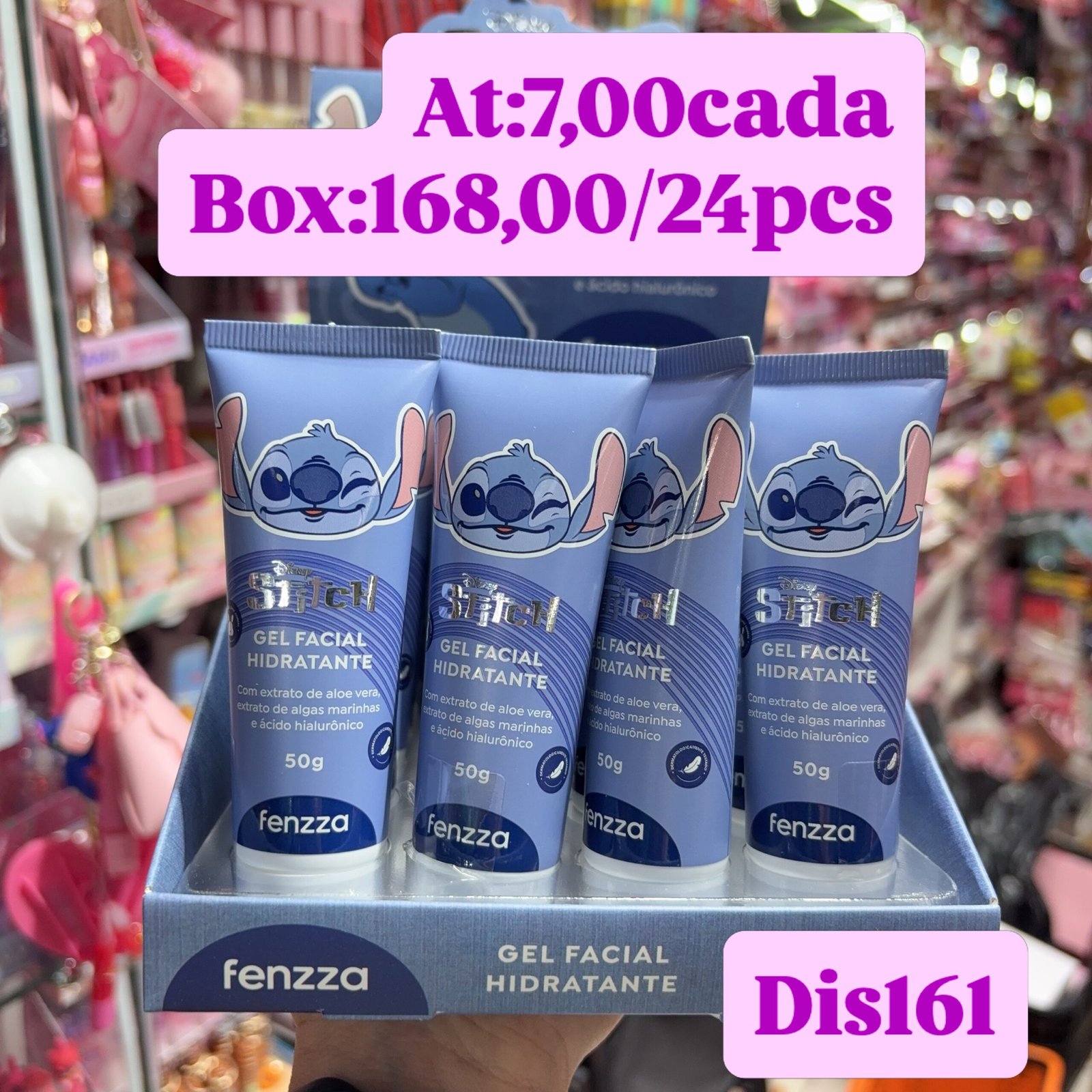 DIS161 gel facial hidratante fenzza box/24pcs
