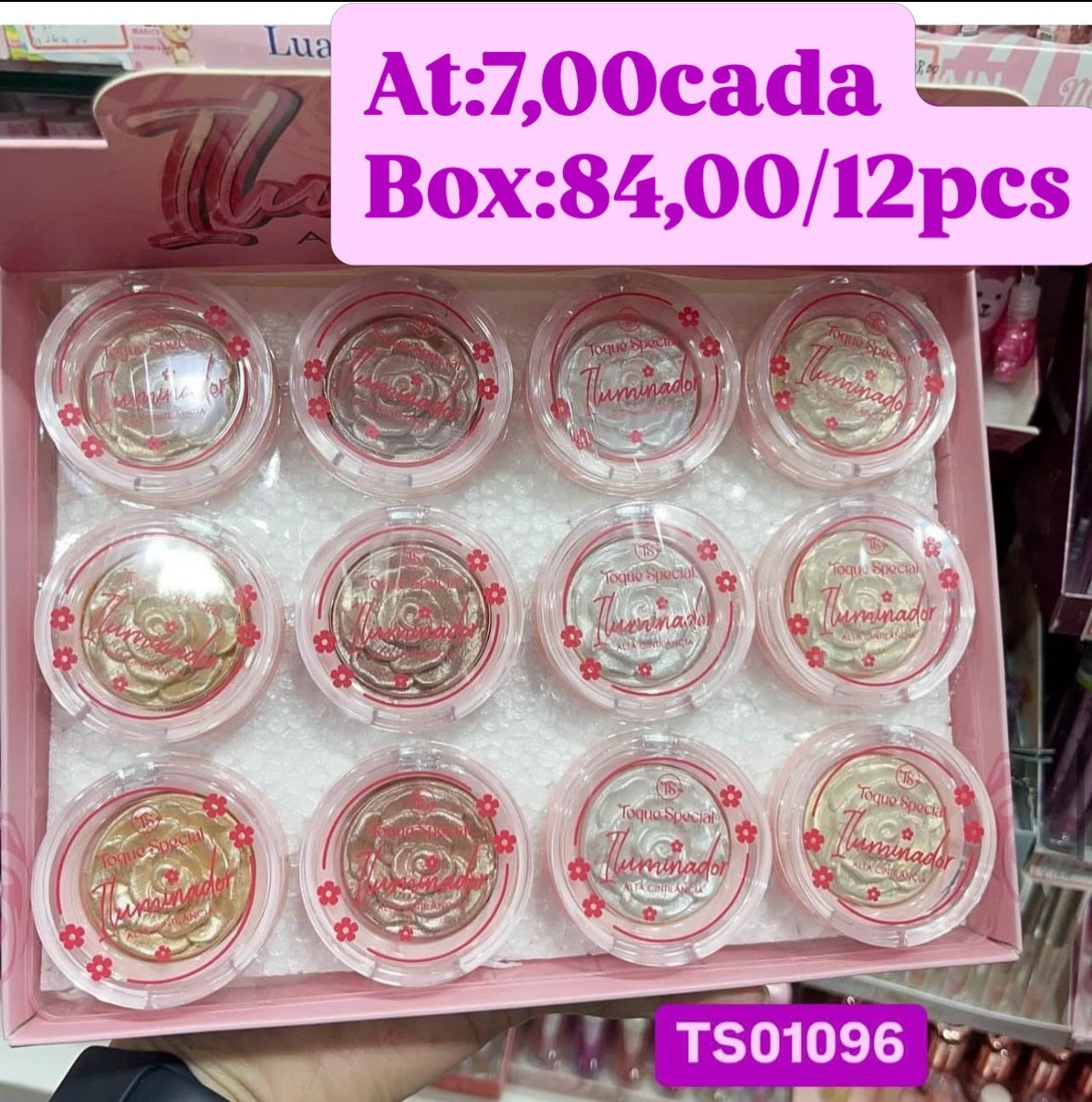 TS01096- Iluminador toque especial box:12pcs