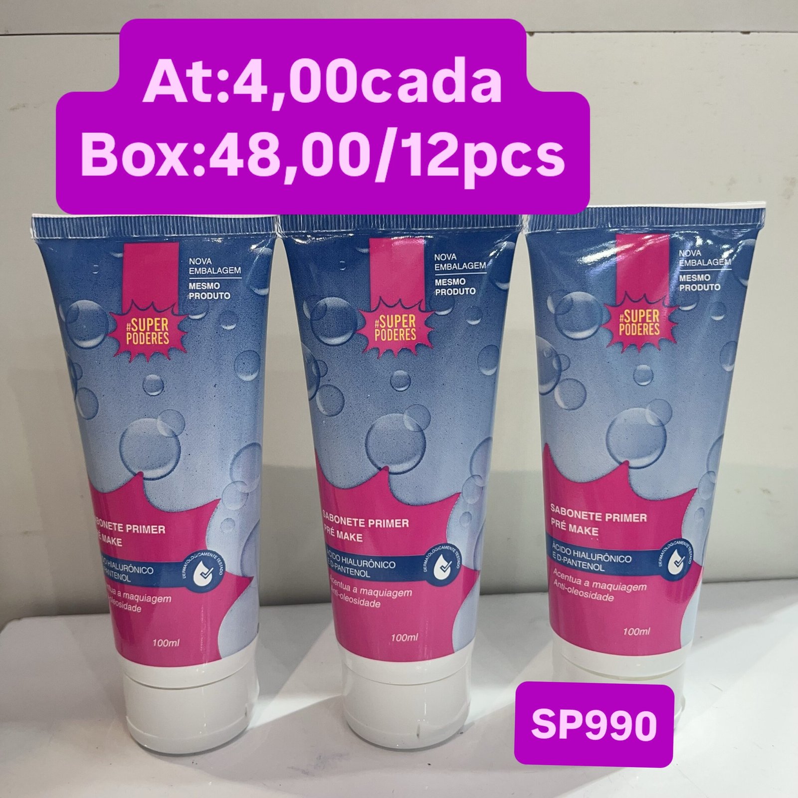 SP990 sabonete facial  super poderes