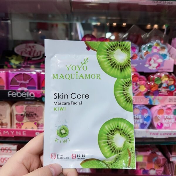 Máscara facial kiwi yoyomaquiamor