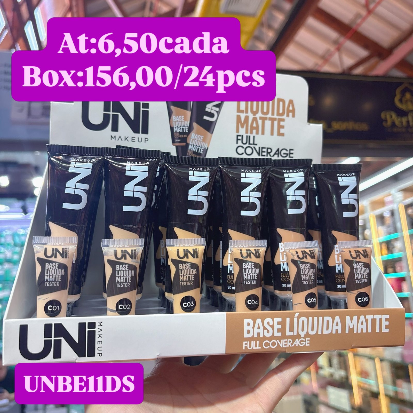 UNBE11DS BASE UNI box:24pcs