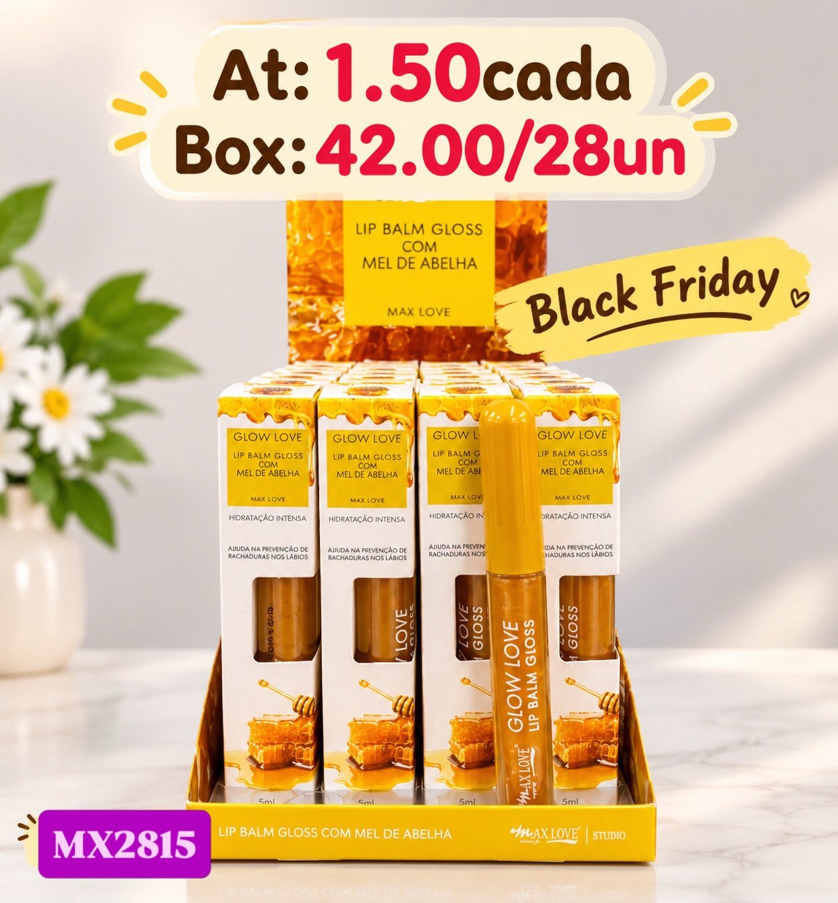 MX2815 gloss max love box:28pcs